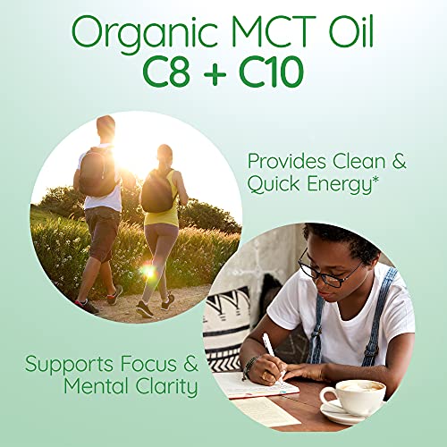 Organic MCT Oil C8 & C10 Unflavored 40 fl oz H158