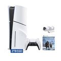White 2TB Disc Edition PlayStation 5 Gaming Console with Dual-Controller Charger R423