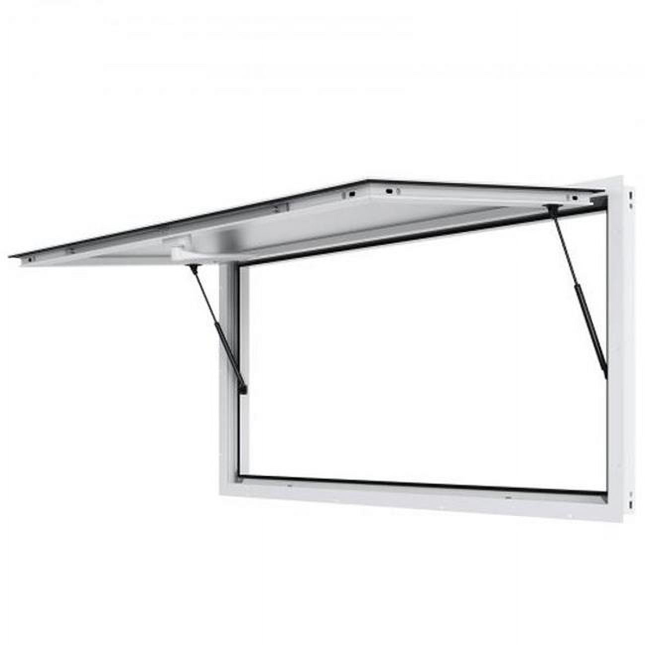 74 x 40 in. Aluminum Alloy Food Truck Service Concession Window with Awning Door & Drag Hook Z45778