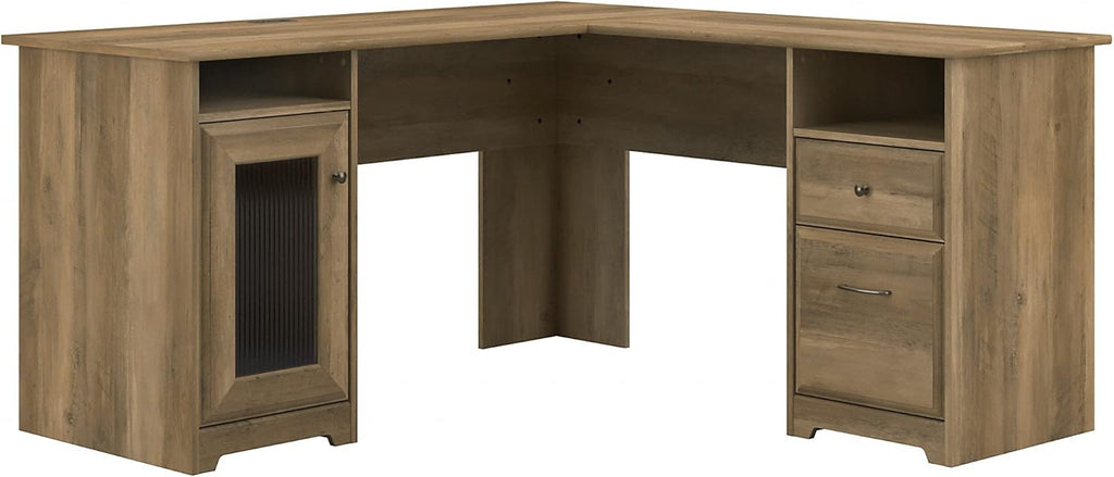 Modern Walnut L Shape Desk L526