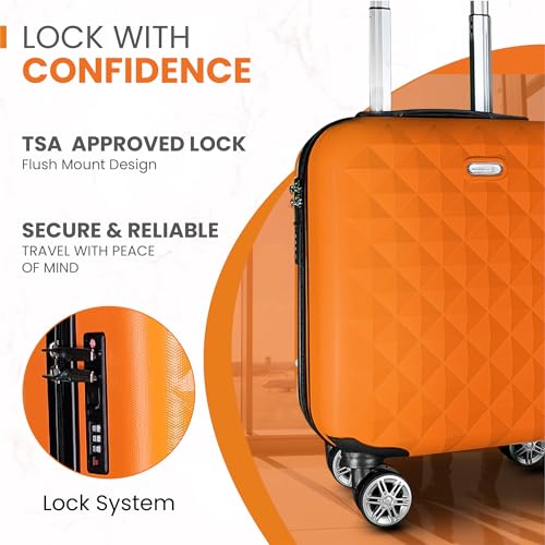 Hard Shell Carry-On Suitcase with TSA Lock C473430