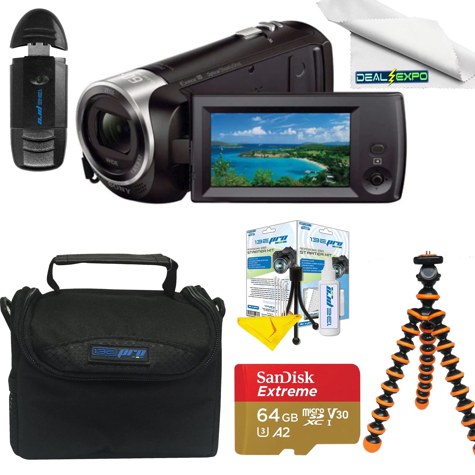 1080p Full HD Handycam Camcorder Bundle E169