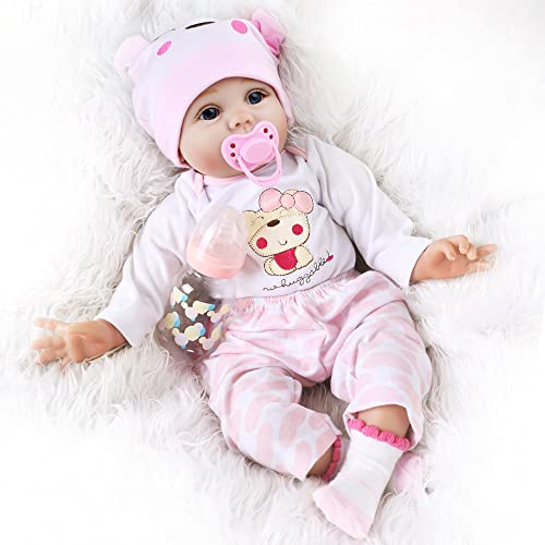 16 Inches Realistic Soft Vinyl Newborn Baby Doll V54729