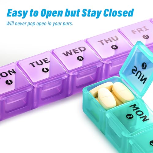 28 Day Pill Organizer with Travel Case E616617