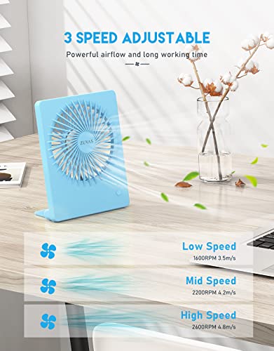 Black Rechargeable Portable Desk Fan U309527