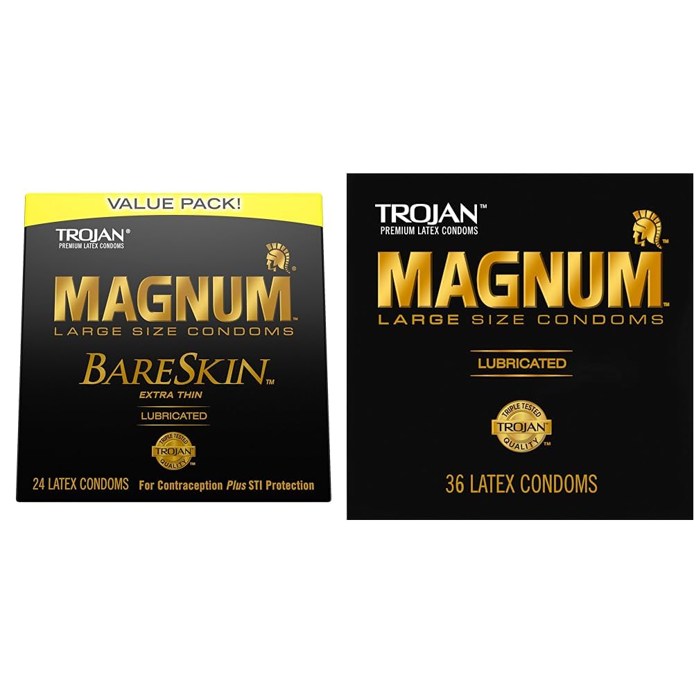 Magnum BareSkin Large Condoms & Lubricated Large Condoms, 36 Count M744388