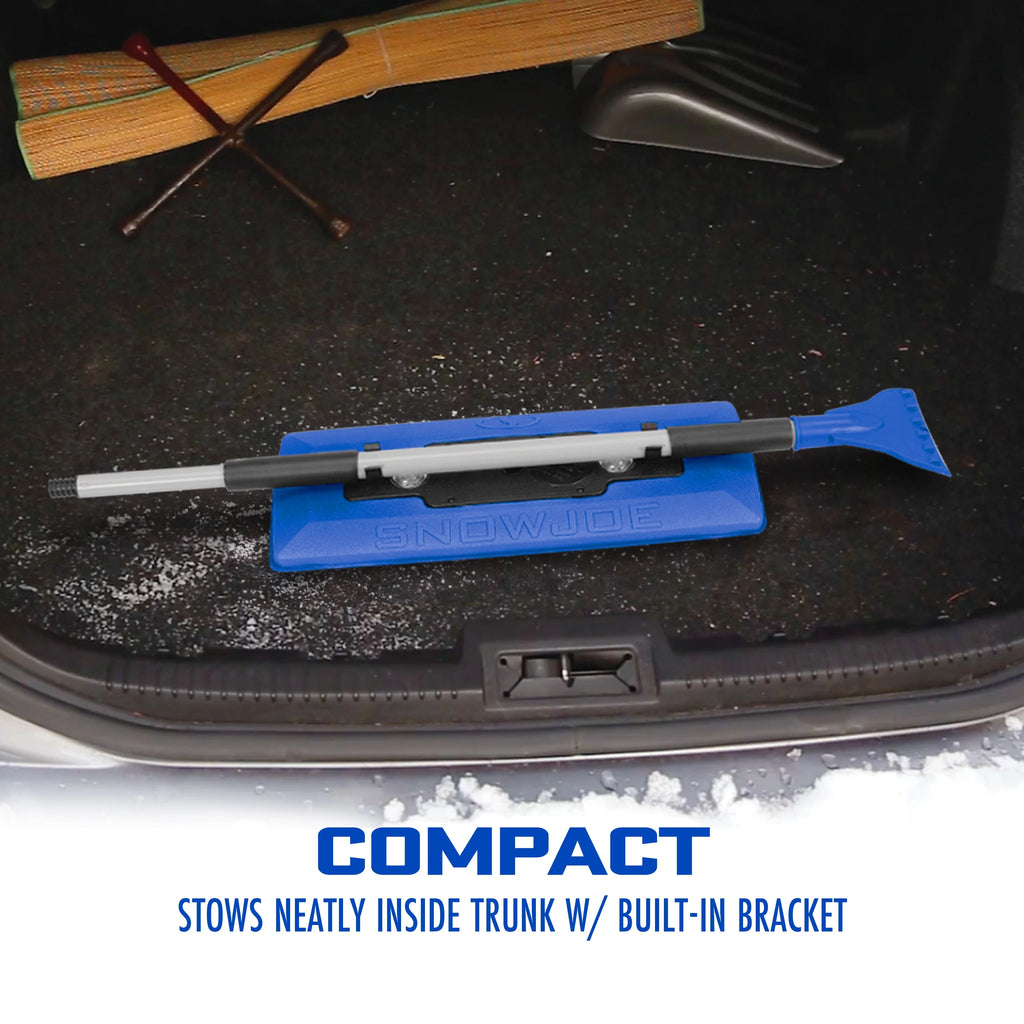 4-in-1 Telescoping Snow Broom with Ice Scraper and LED Lights D5214