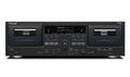Black Dual Cassette Deck K7676