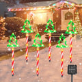 6 Pack Solar Christmas Pathway Lights X2296