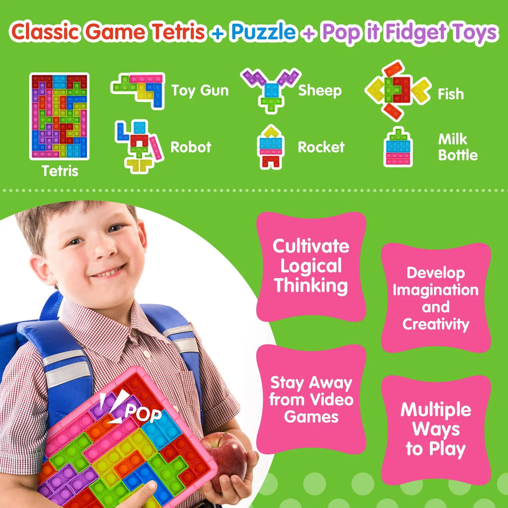 Fidget Toy Set Jigsaw Puzzle for Kids Age 3-8 R958