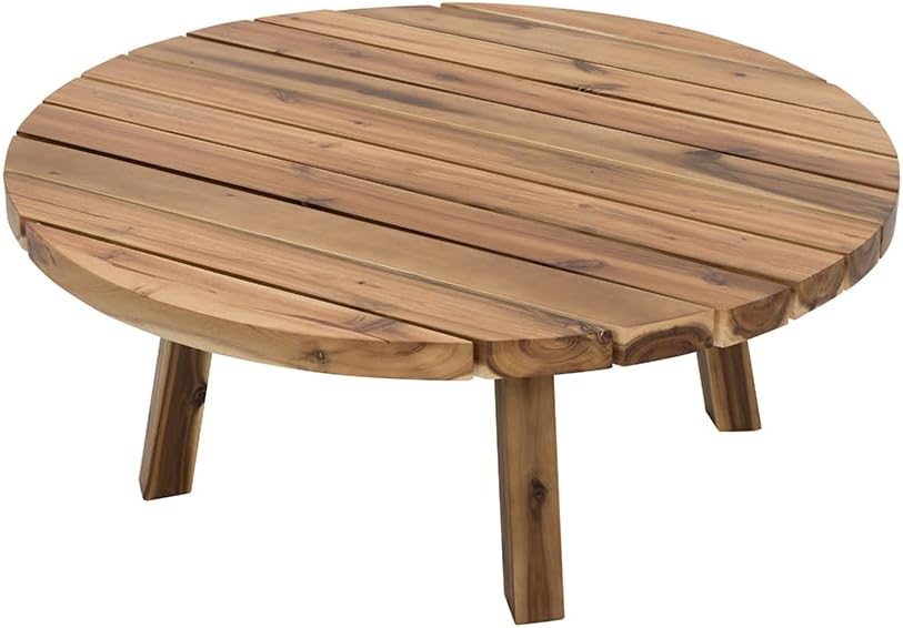 Durable Solid Acacia Wood Coffee Table M328694