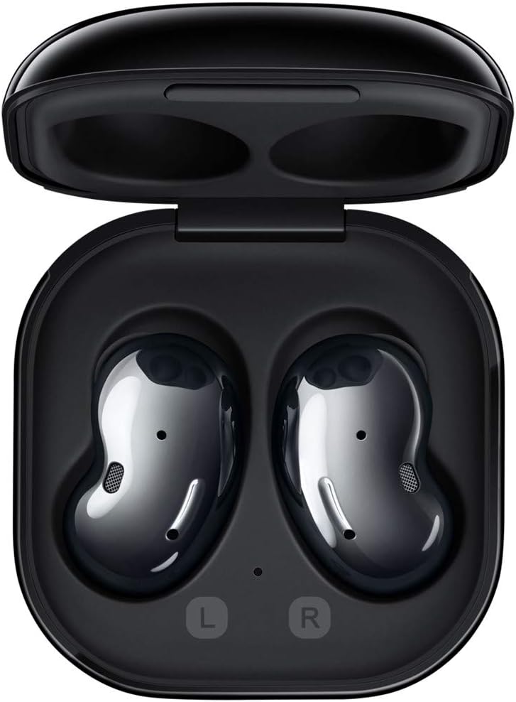 Galaxy Buds Live Active Noise Cancelling TWS Open Type Wireless Bluetooth 5.0 Earbuds, 12mm Drivers, Mystic Black A36622