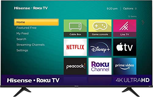 43-Inch 4K UHD Smart TV, Black W745