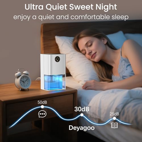 50 OZ Small Dehumidifier with Auto Shut Off O6939
