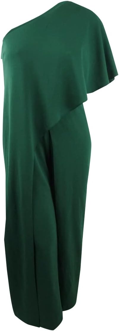 Petite Draped One-Shoulder Jumpsuit Q96689