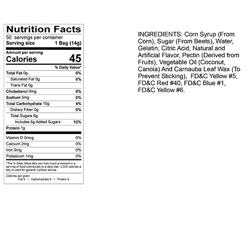 12 Flavor Gummi Bear Cubs, 5lbs Candy P1129
