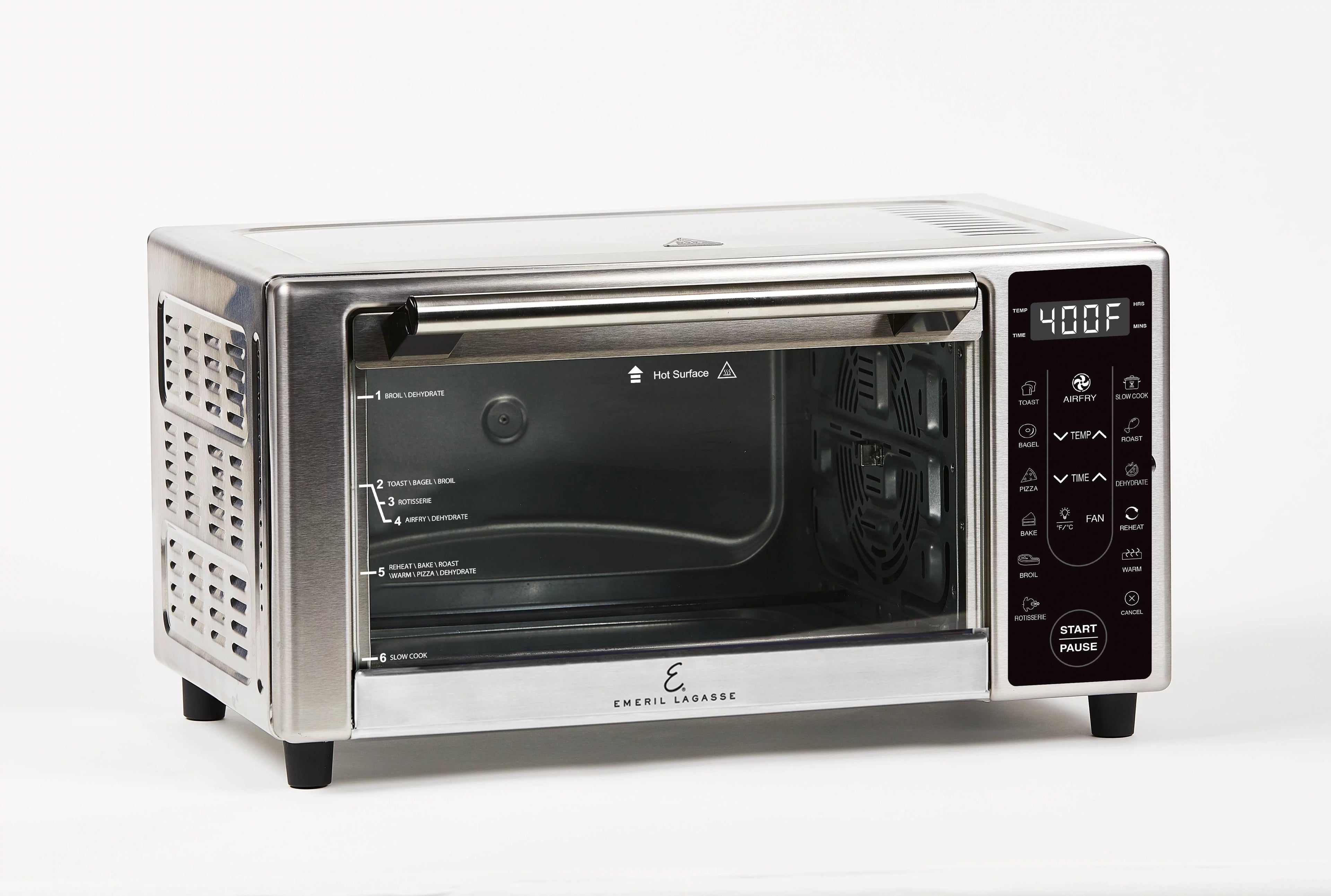 Stainless Steel Toaster Oven AirFryer, 1500 Watts H4261
