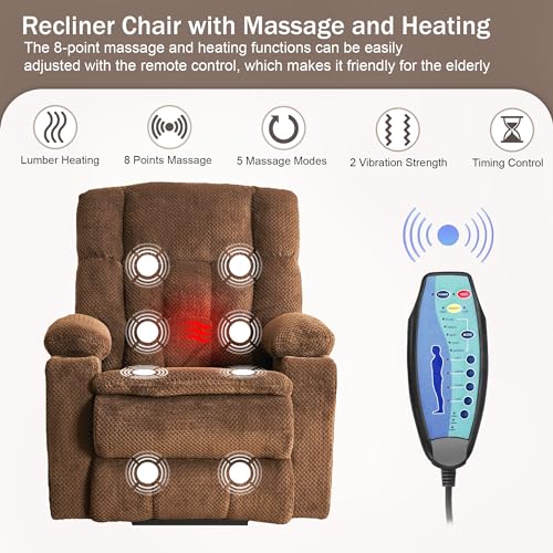 Power Lift Recliner Chair with Massage and Heating V247