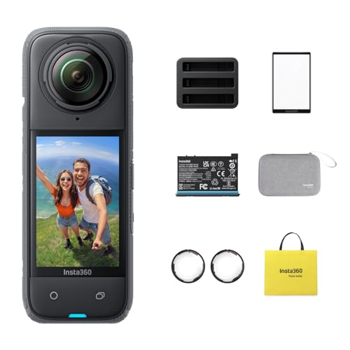 Waterproof 8K 360 Action Camera with Removable Lens Guards C98745