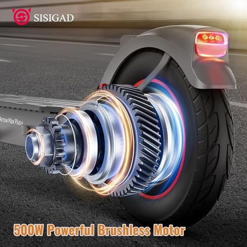 Electric Scooter with 10" Tires, 600W Peak Motor, 22 MPH Speed, 30 Miles Range, Dual Brakes, LCD Display X4914