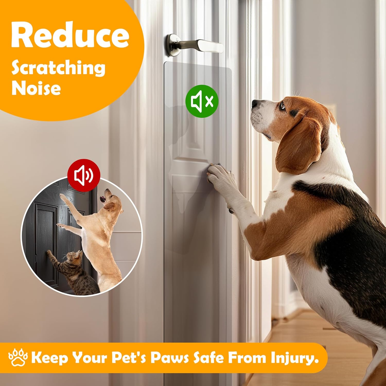 2-Pack 40'' x 16'' PVC Door Protector O524072