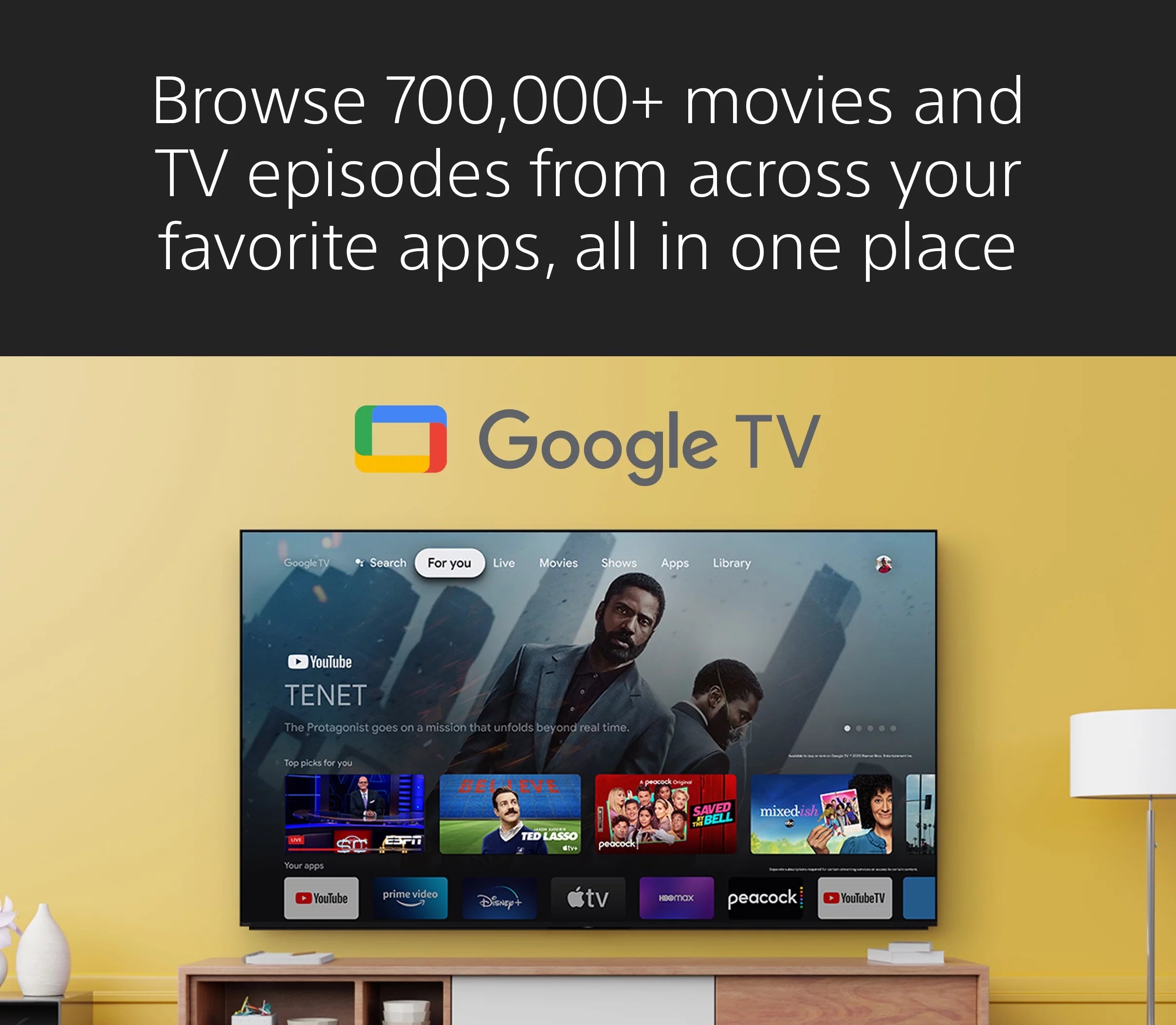 55” 4K HDR OLED TV with smart Google TV B260159