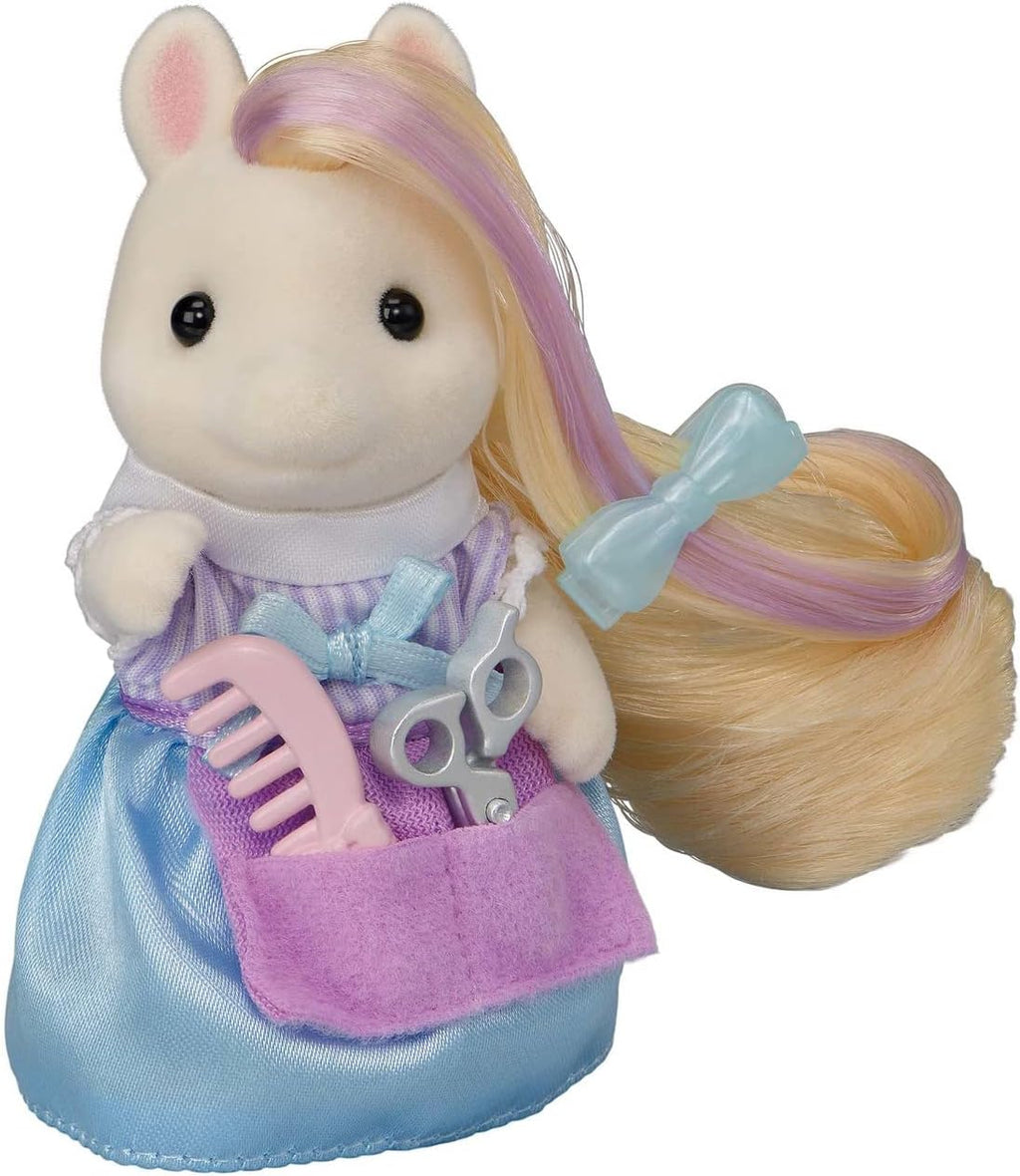 Pony's Hair Stylist Set Dollhouse Playset with Figure and Accessories S698