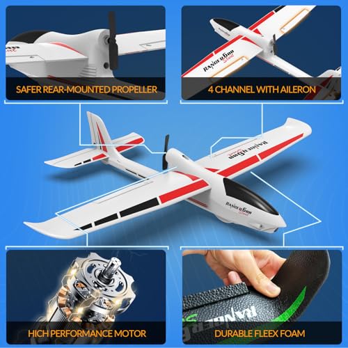 Black 4CH Remote Control Glider Airplane K944