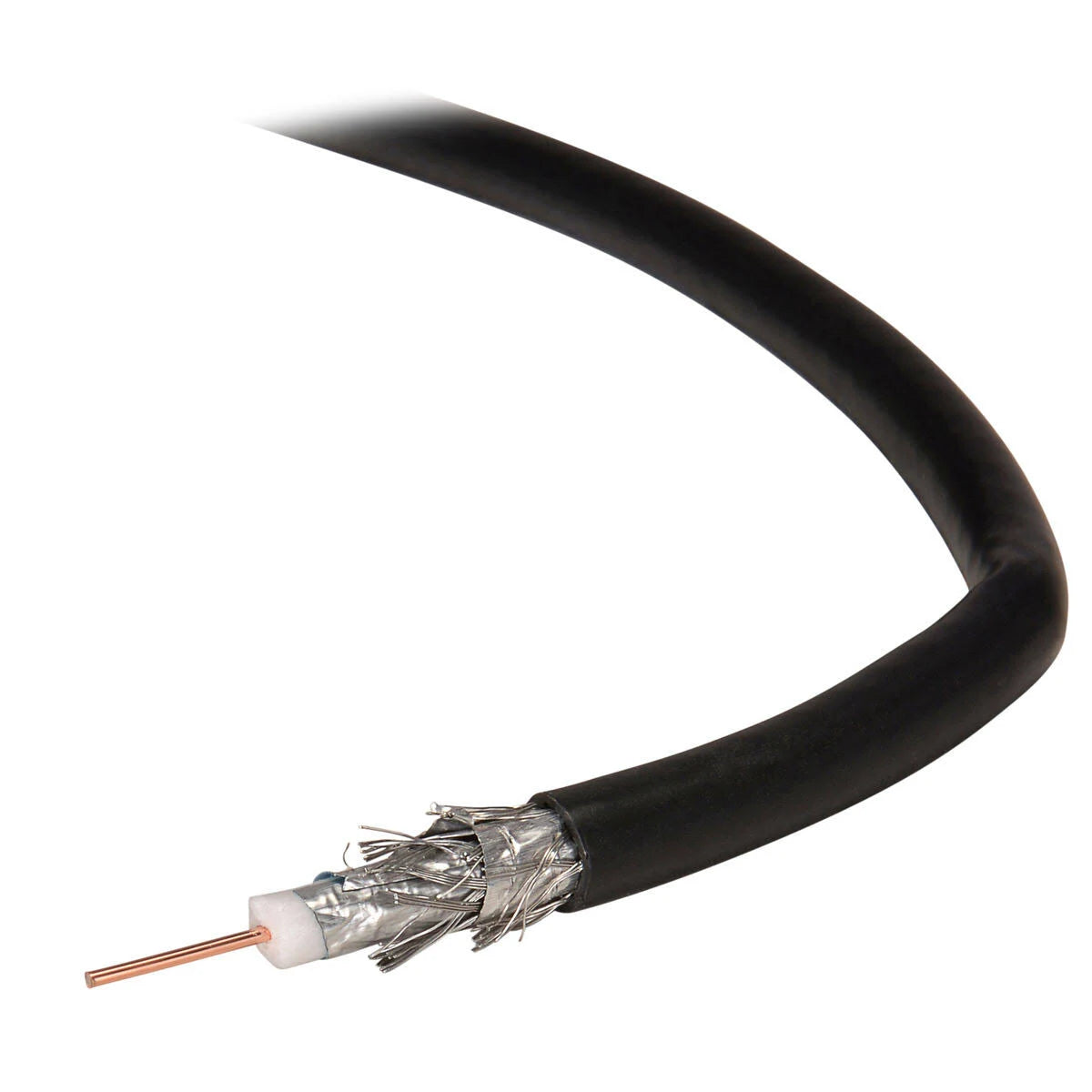 RG-6/U Quad Shield Coaxial Cable 18 AWG 75 Ohm 1000 ft. S73711