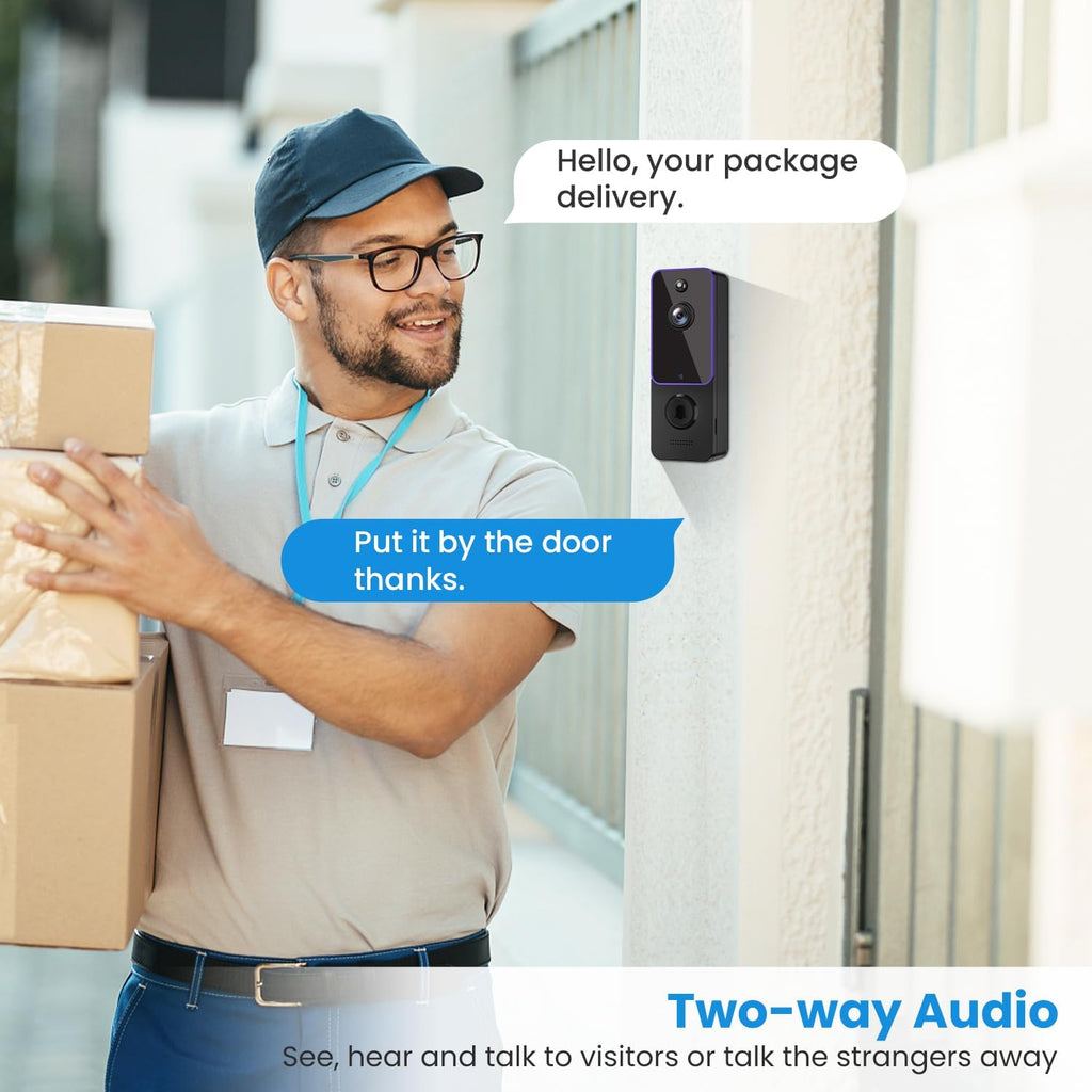 Wireless Doorbell Camera with Night Vision J605