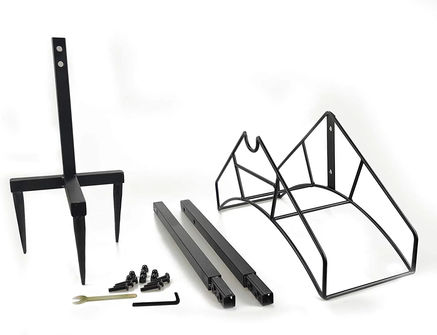 Black Heavy Duty Metal Garden Hose Holder S694480