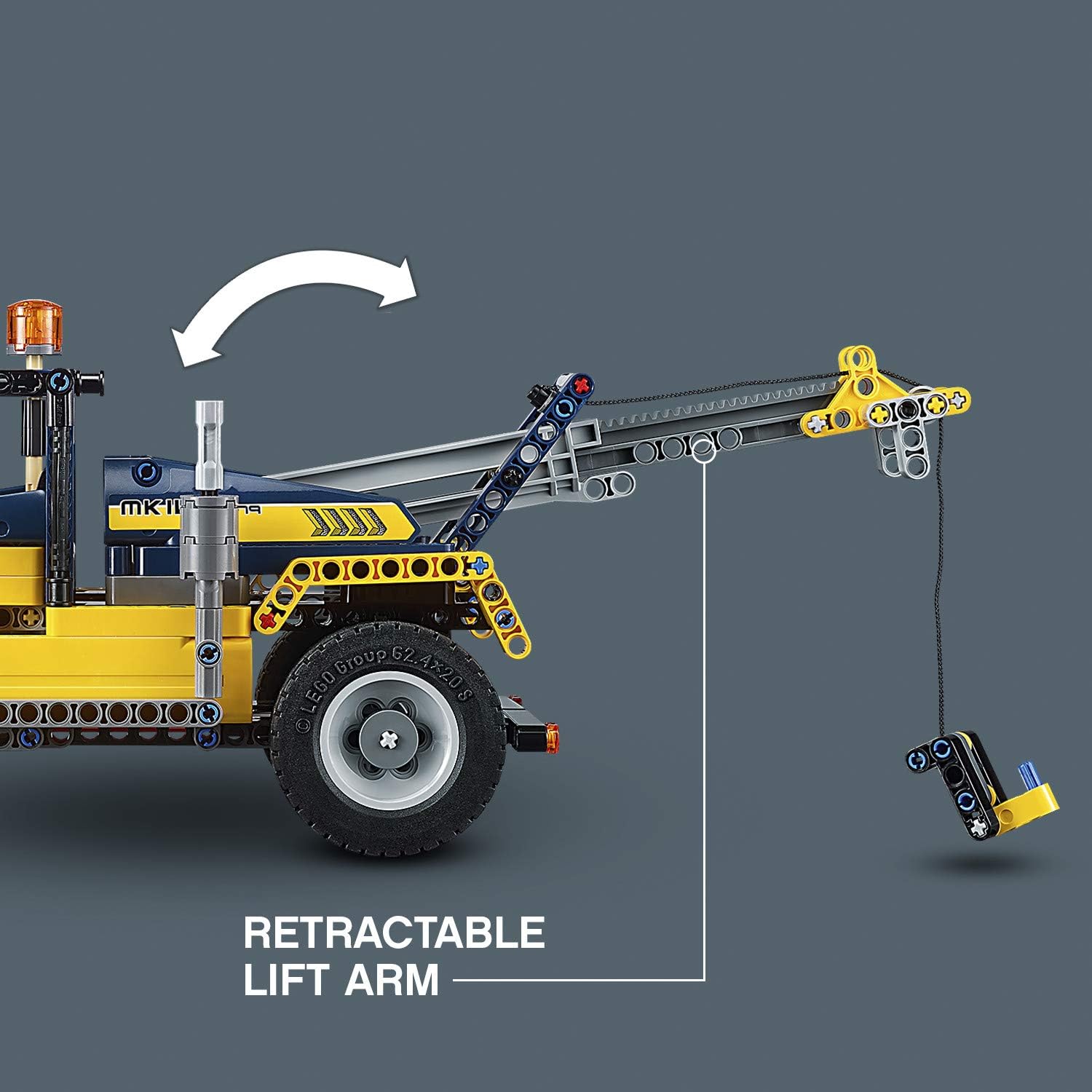 Heavy Duty Forklift Building Kit (592 Pieces) S2163