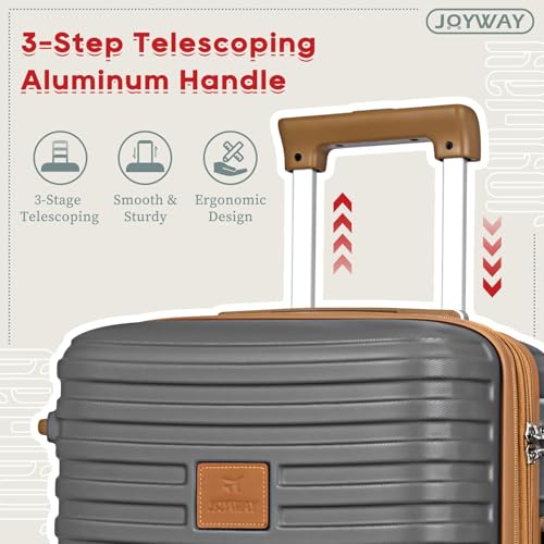 Expandable Carry on Luggage Suitcase with Spinner Wheels Q1226