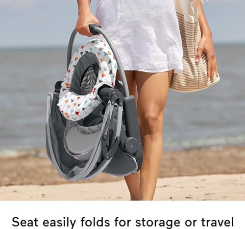 Travel Baby Chair Floor Seat with Snack Tray and Canopy L50916