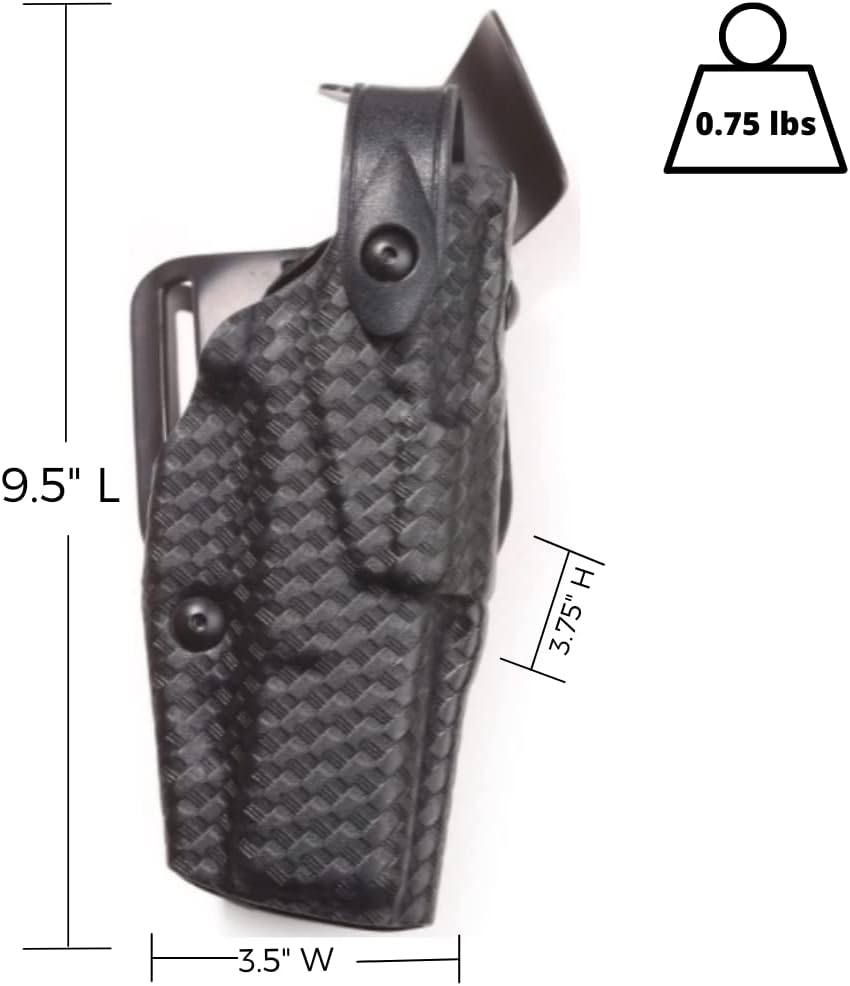Black STX Basket Weave Duty Holster Y61985