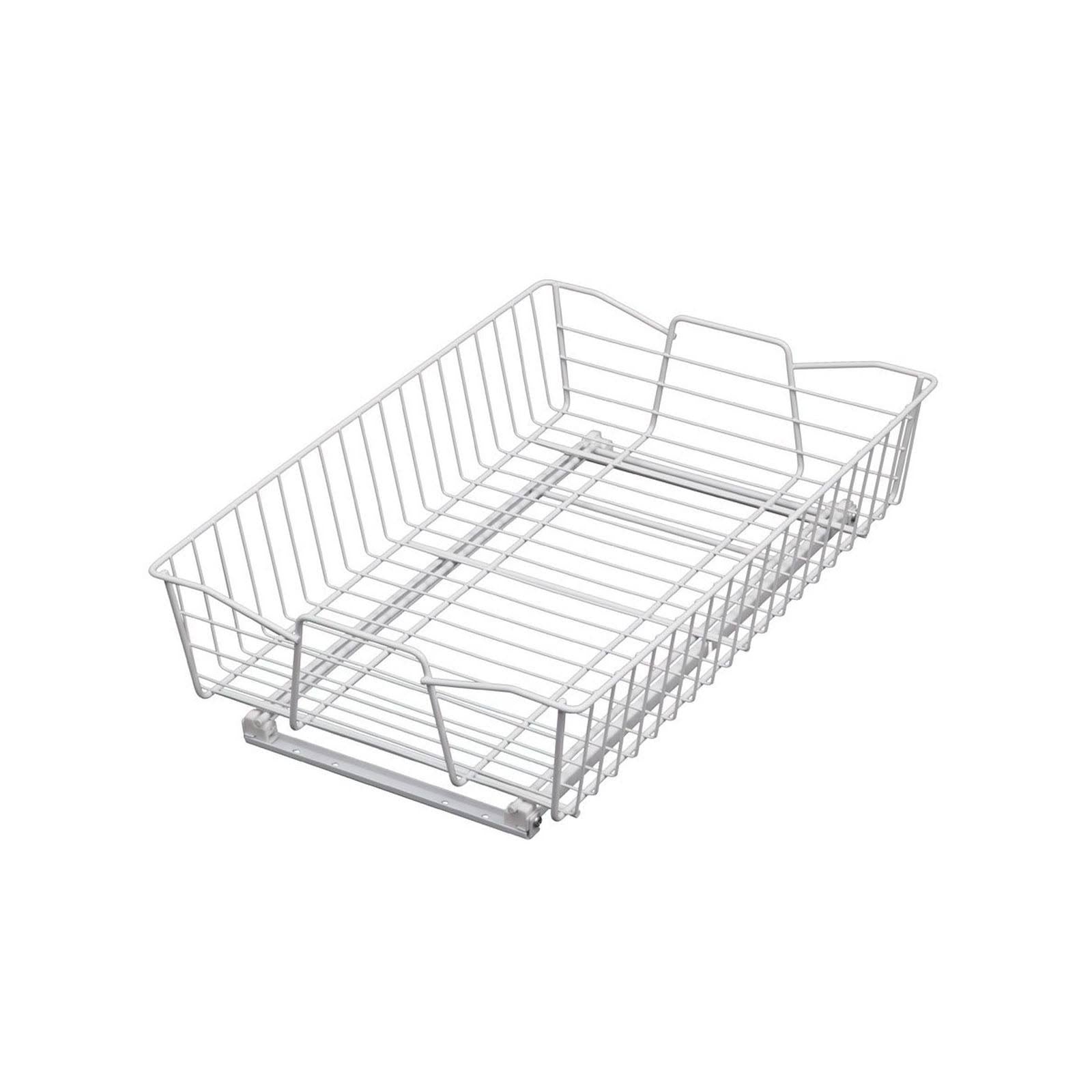 White 14-inch Wide Cabinet Organizer A6453