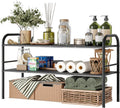 2 Tier Expandable Under Sink Organizer Shelf with 8 Removable Panels L77334