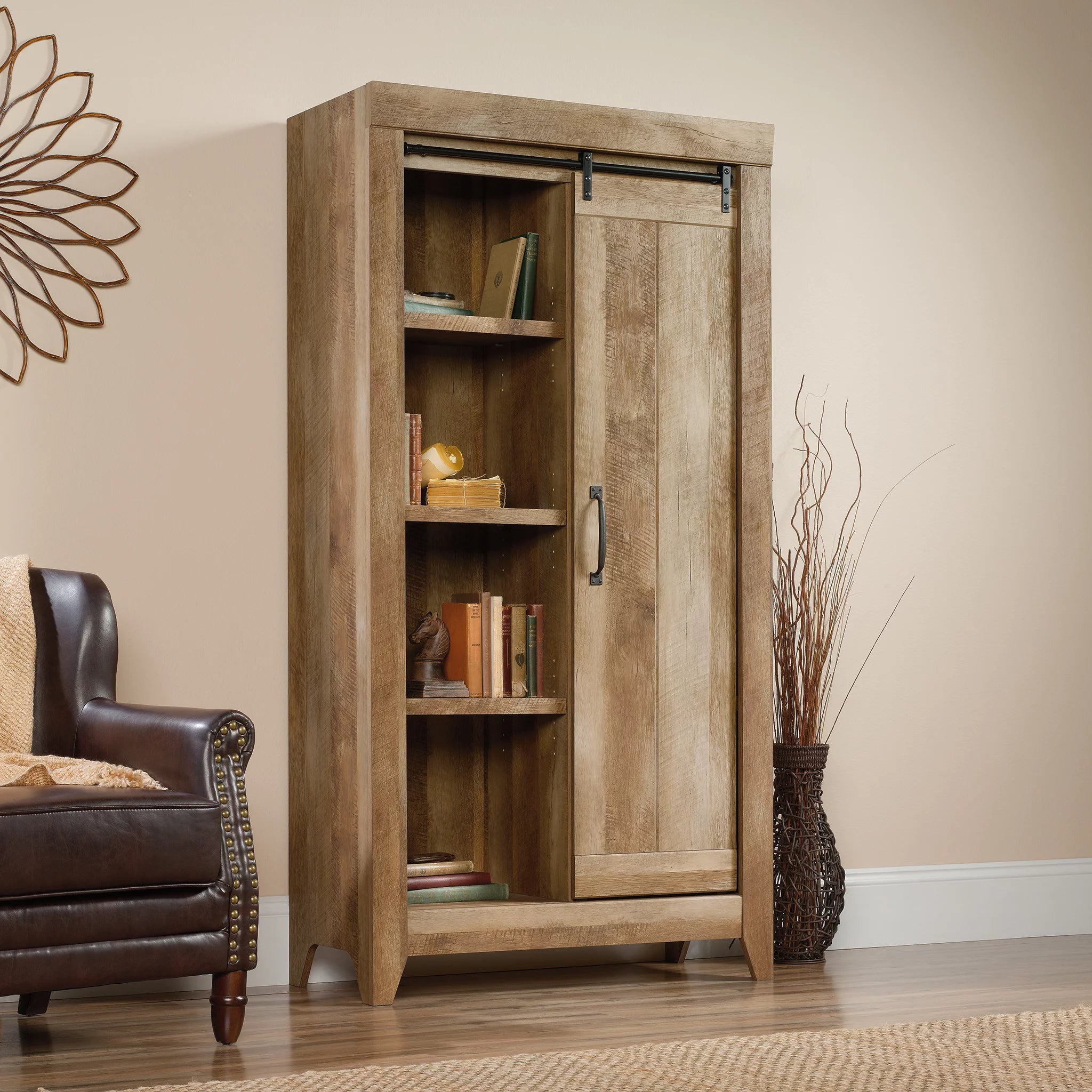 Craftsman Oak Storage Cabinet P762931