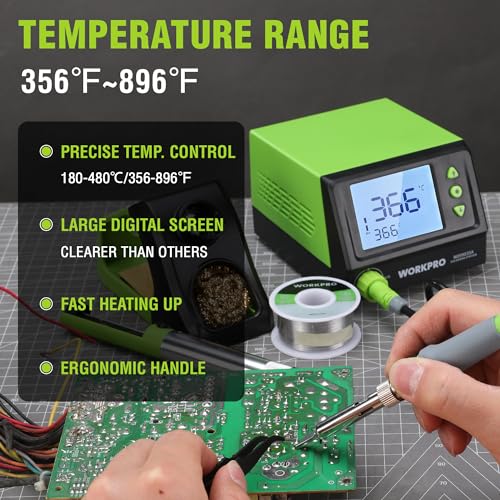 60W Digital Display Soldering Station with 5 Extra Iron Tips S97798