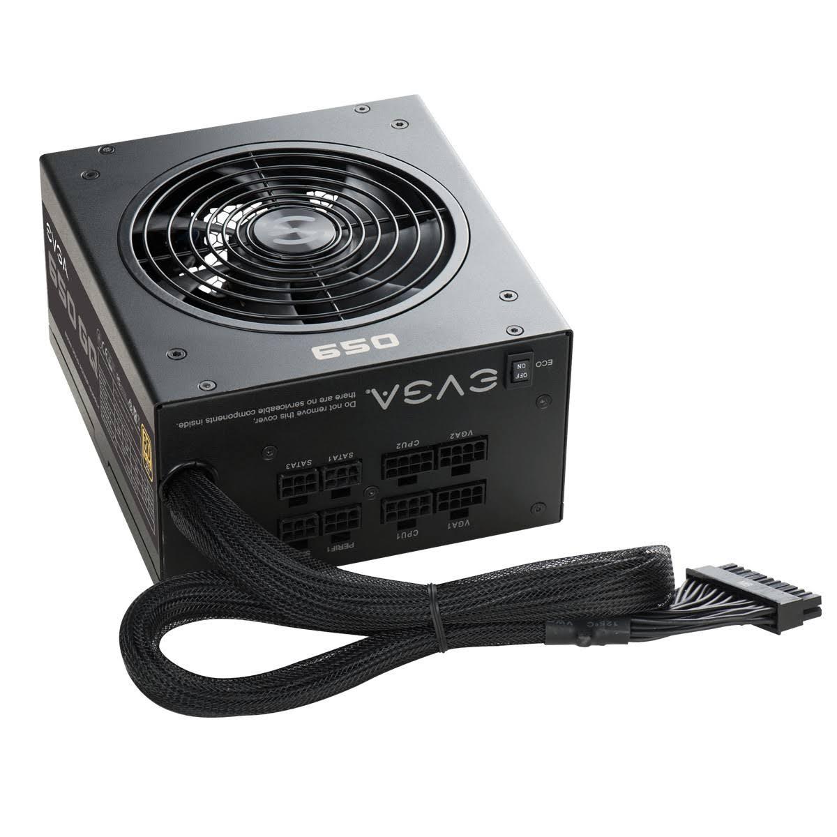 650 W 24-Pin ATX Black Power Supply Unit M634538
