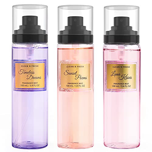 Pack of 3 Body Spray, Each 3.4 Fl Oz A8582