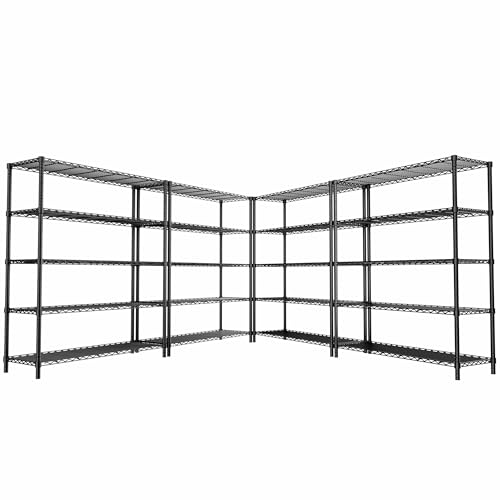 5-Tier Adjustable Metal Wire Shelving Unit Q736