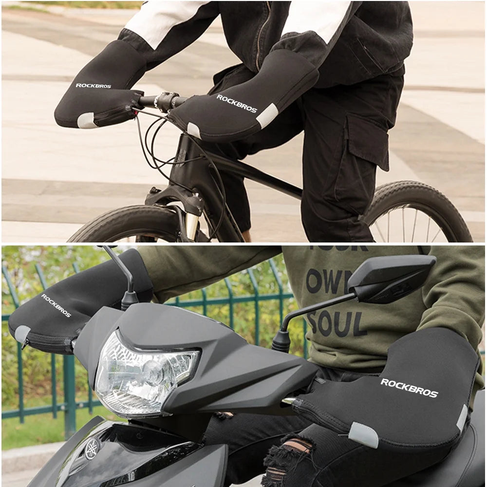 Windproof Water Resistant Neoprene Handlebar Mittens I160