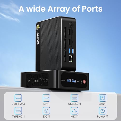 Mini PC AMD Ryzen 7 5825U 32GB RAM 500GB SSD K793