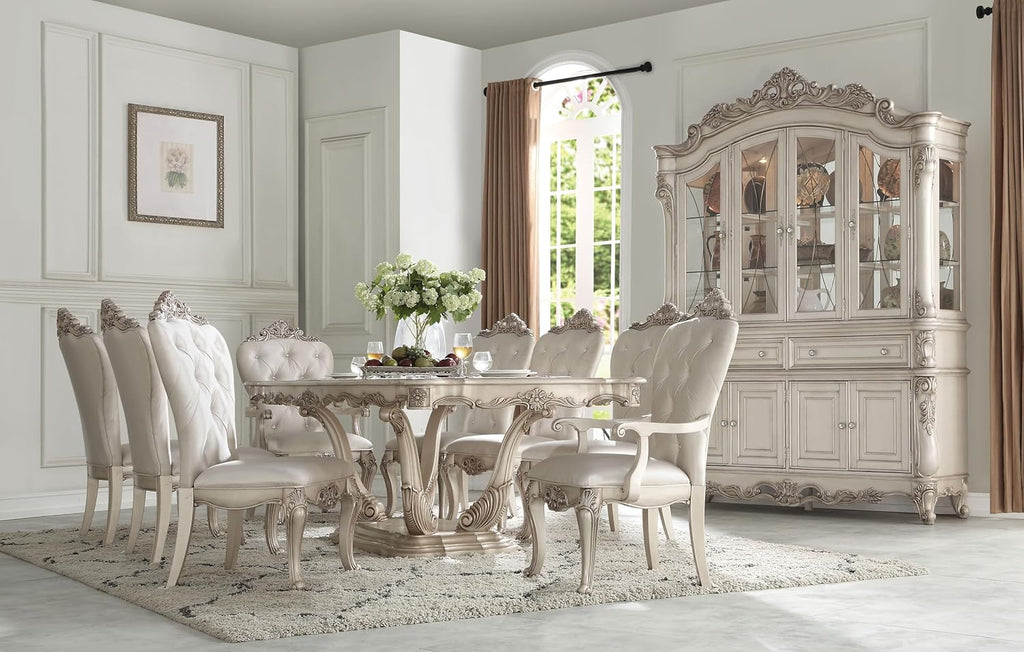 9-Piece Dining Set with Extendable Table, 6 Side Chairs and 2 Arm Chairs X123943