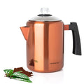 52 oz 12 Cup Stainless Steel Coffee Percolator C428