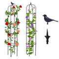 2 Pack 6ft Garden Obelisk Trellis for Climbing Plants J136