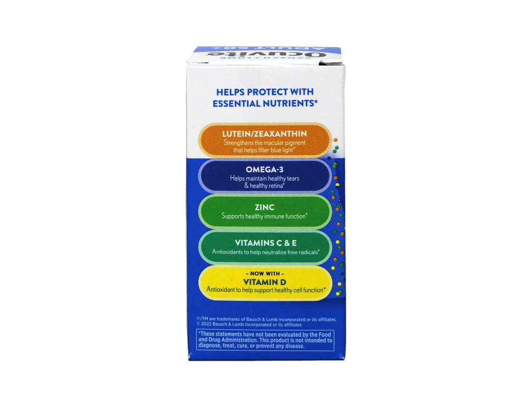 50 ea Pack of 4 Eye Vitamin Softgels F72977