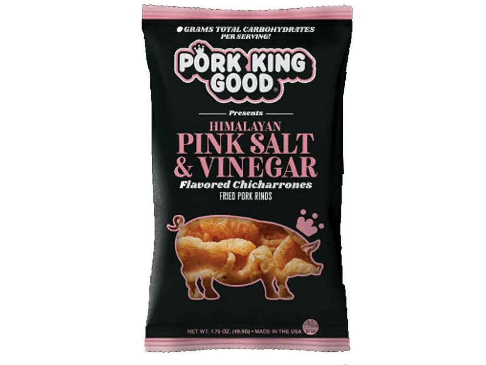 Salt & Vinegar Flavored Pork Rinds 12/1.75oz S153056