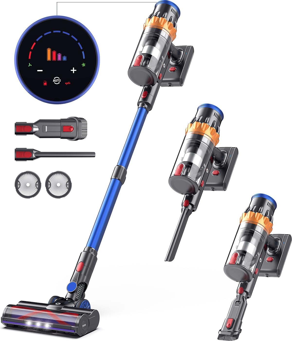 Cordless Stick Vacuum Cleaner with Touch Screen N614